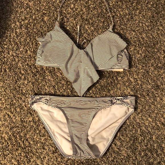 Striped Bathing Suit - Picture 1 of 5